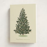 "pastel tree" - Holiday Cards in Chardonnay by Baumbirdy - Folded Card