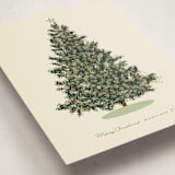 "pastel tree" - Holiday Cards in Chardonnay by Baumbirdy - Detail