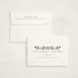 "Festive Trim" - Holiday Cards in Evergreen by Kristen Smith - FREE Recipient Addressing