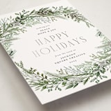 "Pine Wreath" - Holiday Cards in Pine Needle by Susan Moyal - Detail