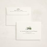 "Pine Wreath" - Holiday Cards in Pine Needle by Susan Moyal - FREE Recipient Addressing