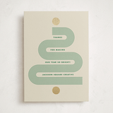 "Bauhaus Tree" - Holiday Cards in Pine by Holly Whitcomb - Front