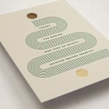 "Bauhaus Tree" - Holiday Cards in Pine by Holly Whitcomb - Detail