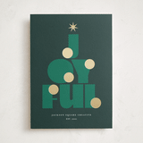 "joy tree" - Holiday Cards in Evergreen by Lori Wemple - Front
