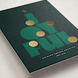 "joy tree" - Holiday Cards in Evergreen by Lori Wemple - Detail