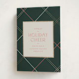 "minimal plaid" - Holiday Cards in Evergreen by Carolyn Nicks - Folded Card