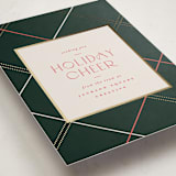 "minimal plaid" - Holiday Cards in Evergreen by Carolyn Nicks - Detail