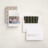 "Merry & Grateful" - Holiday Cards in Snow by Robert and Stella - Assembled