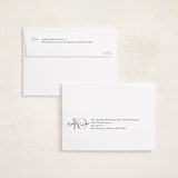 "Merry & Grateful" - Holiday Cards in Snow by Robert and Stella - FREE Recipient Addressing