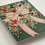 "Ribbon Bouquet" - Holiday Cards in Forest by Jackie Crawford - Detail