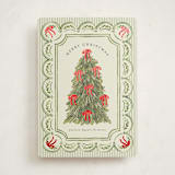"Holiday Bow tree" - Holiday Cards in Evergreen by Chris Griffith - Front