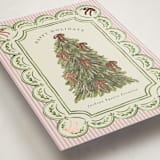 "Holiday Bow tree" - Holiday Cards in Peony by Chris Griffith - Detail