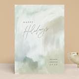 "Pastoral Canvas" - Holiday Cards in Seagrass by Hooray Creative - Front