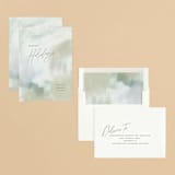 "Pastoral Canvas" - Holiday Cards in Seagrass by Hooray Creative - Assembled