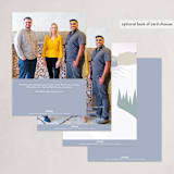 "A Good Turn" - Holiday Cards in Blueberry by Shannon - Back of Card