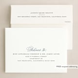 "Elegant Gratitude" - Holiday Cards in Navy by Annie Shapiro - FREE Recipient Addressing