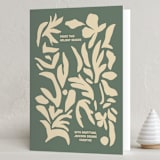 "Peace This Holiday Season" - Holiday Cards in Balsam by Molly Lloyd - Folded Card