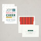 "Typography" - Holiday Cards in Vintage by Amy Payne - Assembled