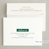 "Typography" - Holiday Cards in Vintage by Amy Payne - FREE Recipient Addressing