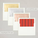 "Typography" - Holiday Cards in Vintage by Amy Payne - Envelope Liners