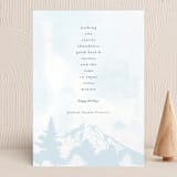"Awesome View" - Holiday Cards in Sky by Debb W - Front
