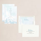 "Awesome View" - Holiday Cards in Sky by Debb W - Assembled