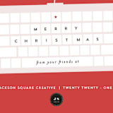 "Keypad wishes" - Holiday Cards in CandyCane by Anupama - Detail