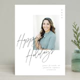 "handwritten note" - Holiday Cards in Snow by Morgan Kendall - Front