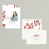 "handwritten note" - Holiday Cards in Snow by Morgan Kendall - Assembled