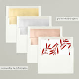 "handwritten note" - Holiday Cards in Snow by Morgan Kendall - Envelope Liners