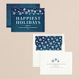 "Snowflake Garland" - Holiday Cards in Christmas Eve by Jill Means - Assembled