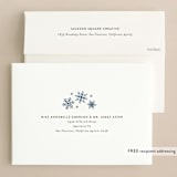 "Snowflake Garland" - Holiday Cards in Christmas Eve by Jill Means - FREE Recipient Addressing