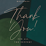 "thank you!" - Holiday Cards in Forest by Summer Winkelman - Close-Up