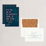 "Thanks to You" - Holiday Cards in Bluespruce by Robert and Stella - Assembled