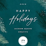 "Seasonal Foliage" - Holiday Cards in Evergreen by Hooray Creative - Close-Up