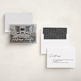 "Holiday Thanks!" - Holiday Cards in Snow by Pine Street Creative - Assembled
