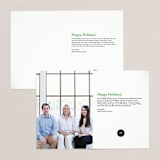 "Modern Striped Holiday Tree" - Holiday Cards in Smoke by melanie mikecz - Interior Options