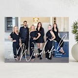 "A Wonderful Holiday" - Holiday Cards in Snow by fatfatin - Front
