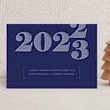 "Great Year" - Holiday Cards in Black Berry by Alexandra Cohn - Front