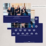 "Great Year" - Holiday Cards in Black Berry by Alexandra Cohn - Back of Card Options