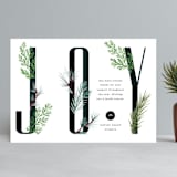 "Vertical" - Holiday Cards in Evergreen by Orasie - Front