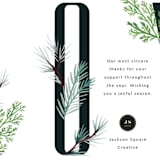 "Vertical" - Holiday Cards in Evergreen by Orasie - Close-Up