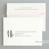 "Vertical" - Holiday Cards in Evergreen by Orasie - FREE Recipient Addressing