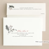 "Holiday Botanicals" - Holiday Cards in Pine by amanda lawrence - FREE Recipient Addressing