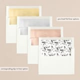 "Holiday Botanicals" - Holiday Cards in Pine by amanda lawrence - Envelope Liners