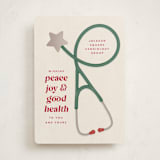 "merry stethoscope" - Holiday Cards in Kris Kringle by Kamala Nahas - Front