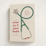 "merry stethoscope" - Holiday Cards in Kris Kringle by Kamala Nahas - Folded Card