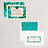 "Bright" - Holiday Cards in Wintermint by Vivian Yiwing - Assembled