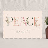 "sprigs & berries" - Holiday Cards in Cream by Susan Zinader - Front