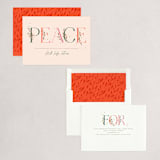 "sprigs & berries" - Holiday Cards in Cream by Susan Zinader - Assembled